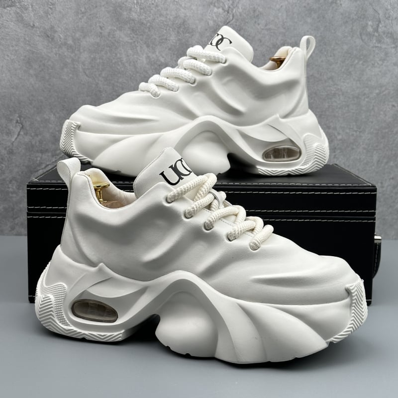 Pantofi sport pentru bărbați, mărimi mari, transfrontalieri, 2024, pantofi cu talpă groasă, la modă, Joker, pantofi casual, pantofi sport, tide