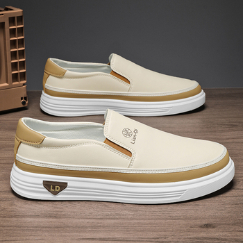 Άνοιξη και Φθινόπωρο Νέα Plus Size Ανδρικά Παπούτσια Μόδα Casual Παπούτσια για Νέους Μεσήλικες Ελαφριά Slip-on Παπούτσια Μοκασίνια