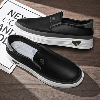 Άνοιξη και Φθινόπωρο Νέα Plus Size Ανδρικά Παπούτσια Μόδα Casual Παπούτσια για Νέους Μεσήλικες Ελαφριά Slip-on Παπούτσια Μοκασίνια