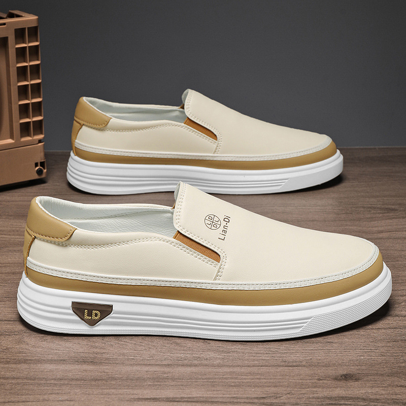 Proljetne i jesenske nove plus size prekogranične muške cipele, modne ležerne cipele za mlade srednje dobi, lagane natikače