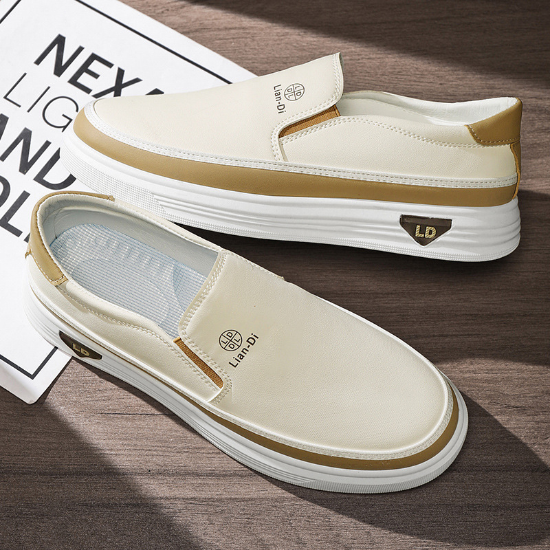 Proljetne i jesenske nove plus size prekogranične muške cipele, modne ležerne cipele za mlade srednje dobi, lagane natikače