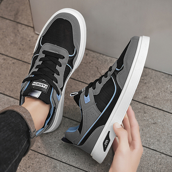 Καλοκαιρινά, αναπνεύσιμα ανδρικά παπούτσια, νέα, all-match, χαμηλά ανδρικά casual αθλητικά παπούτσια με κοίλο πλέγμα, μοντέρνα, μικρά, λευκά παπούτσια