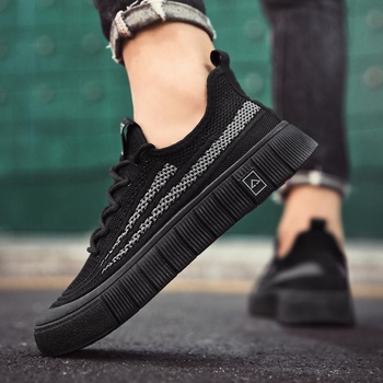 Άνοιξη και καλοκαίρι κάλτσες παπούτσια αθλητικά casual παπούτσια fly woven αναπνεύσιμα mesh παπούτσια ανδρικά παπούτσια