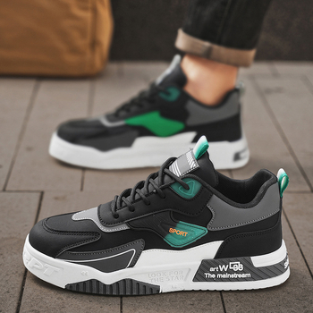 2025. gada pavasara un vasaras pārrobežu jauni ādas ikdienas sporta apavi pusaudžiem ar biezu zoli, vīriešu ikdienas apavi Xiyin