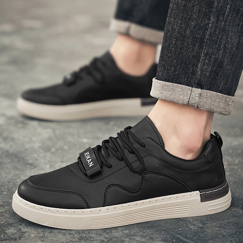 Pantofi sport pentru bărbați 2025, pantofi de primăvară noi, din piele, respirabili, transfrontalieri, pantofi sport casual, pantofi de lucru pentru bărbați, mărimi mari