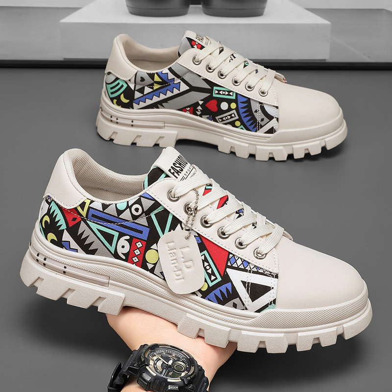 Zahraničný obchod 2025 jar a leto nové plus size tenisky študenti ležérne bežecké topánky pánska obuv veľkoobchod generácia vlasov