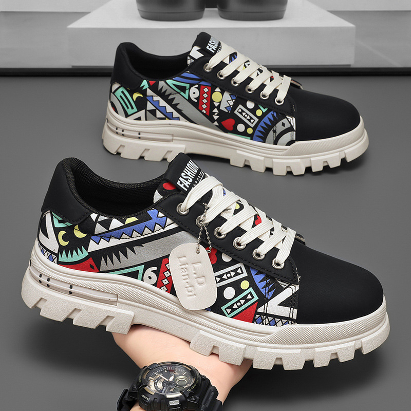 Zahraničný obchod 2025 jar a leto nové plus size tenisky študenti ležérne bežecké topánky pánska obuv veľkoobchod generácia vlasov