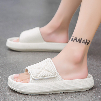 [Παντόφλες με μαγική αγκράφα, μονολεκτικές] Νέα, ρυθμιζόμενα σανδάλια με χοντρή σόλα, διασυνοριακά, καλοκαιρινά, για τους λάτρεις της παραλίας