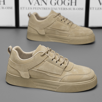 Jarné a jesenné pánske topánky Nové nízke cezhraničné topánky pre väčšie veľkosti Trendy topánky pre študentov Trendy univerzálne tenisky na platforme Casual Board Shoes