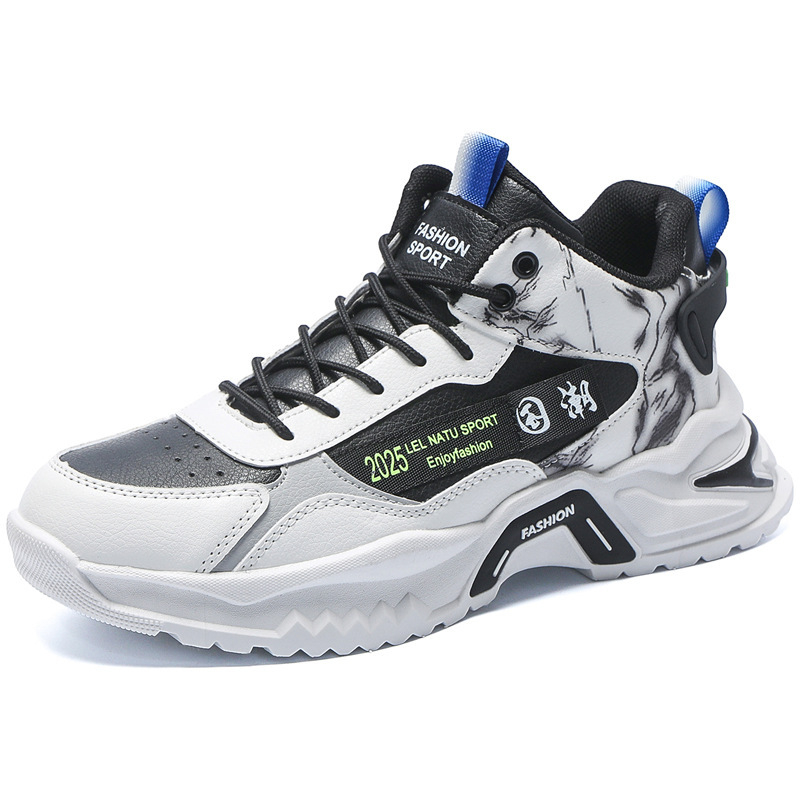 Jesenske muške cipele, nove prozračne visoke cipele, moderne svestrane tenisice za povećanje visine, ležerne cipele za tatu, moderne cipele