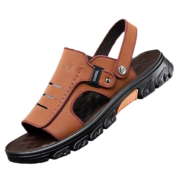 Ανδρικά Σανδάλια 2024 Καλοκαιρινά Νέα Παπούτσια Παραλίας Οδήγηση Μαλακή επιφάνεια Αντιολισθητικά Αδιάβροχα Ανδρικά Σανδάλια Διπλής Χρήσης για Εξωτερική Χρήση