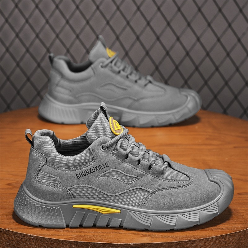 Muške proljetne i jesenske nove otporne na habanje zaštitne cipele za rad, prozračne radne lagane muške neklizajuće univerzalne muške ležerne cipele