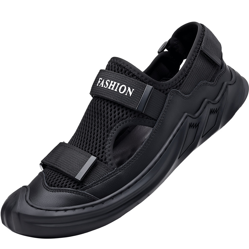 Sandale za muškarce, ljeto 2025., nove vijetnamske rimske cipele za plažu, Baotou mrežaste prozračne muške cipele za vanjsku ležernu upotrebu