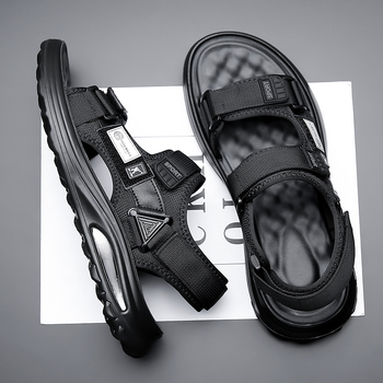 Ανδρικά σανδάλια για καλοκαιρινά σπορ σε εξωτερικούς χώρους, αντιολισθητικά, αποσμητικά, σανδάλια οδήγησης, ανδρικά παπούτσια οδήγησης για το Βιετνάμ και την παραλία