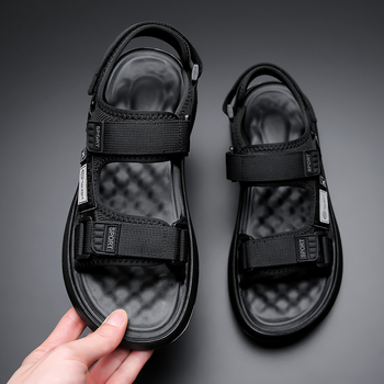 Ανδρικά σανδάλια για καλοκαιρινά σπορ σε εξωτερικούς χώρους, αντιολισθητικά, αποσμητικά, σανδάλια οδήγησης, ανδρικά παπούτσια οδήγησης για το Βιετνάμ και την παραλία
