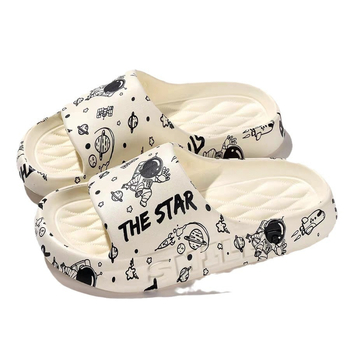 Žengiant ant išmatų, vyriškos vasarinės lauko šlepetės, vonios kambario neslystančios EVA sandalai ir šlepetės, moteriškos