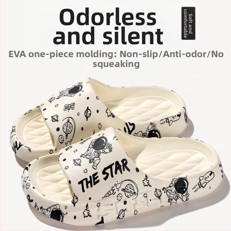 Pánske letné sandále a papuče s pocitom šliapania na exkrementy, vonkajšie/vnútorné, domáce, protišmykové, eva sandále a papuče, dámske