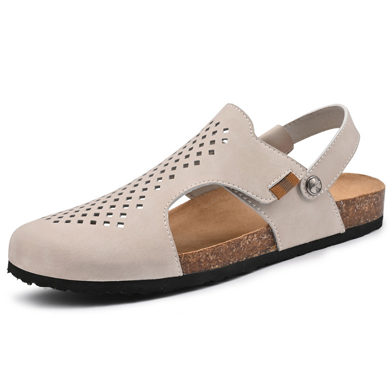 2025 Cool Shoes Half Slippers Pánske oblečenie Rybárske Letné Cork Pánske topánky Priedušné Casual Flip-on Plážové topánky