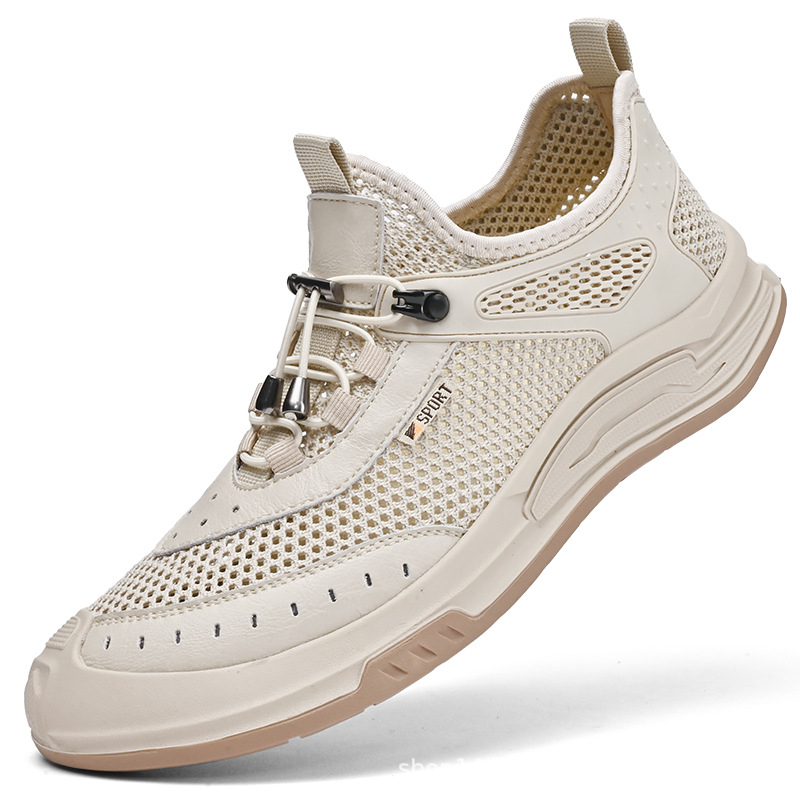 Vanjskotrgovinski izvoz Italija veliki originalni jednostruki ormar za povlačenje za podizanje mrežastih tenisica za muške ljetne nove prozračne mrežaste cipele