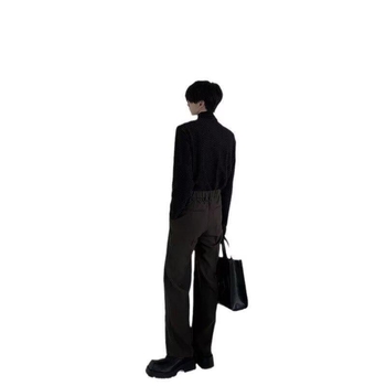 Φθινοπωρινά παντελόνια υψηλής ποιότητας Autumn Drop Sense Western, φθινοπωρινά κοντομάνικα παντελόνια, ανδρικά ίσια, χαλαρά, casual παντελόνια κοστουμιού 2024