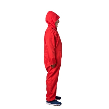 Paberrahamaja Halloweeni jumpsuit cosplaydali Dali kostüüm kaardimaja jumpsuit saata klounimask