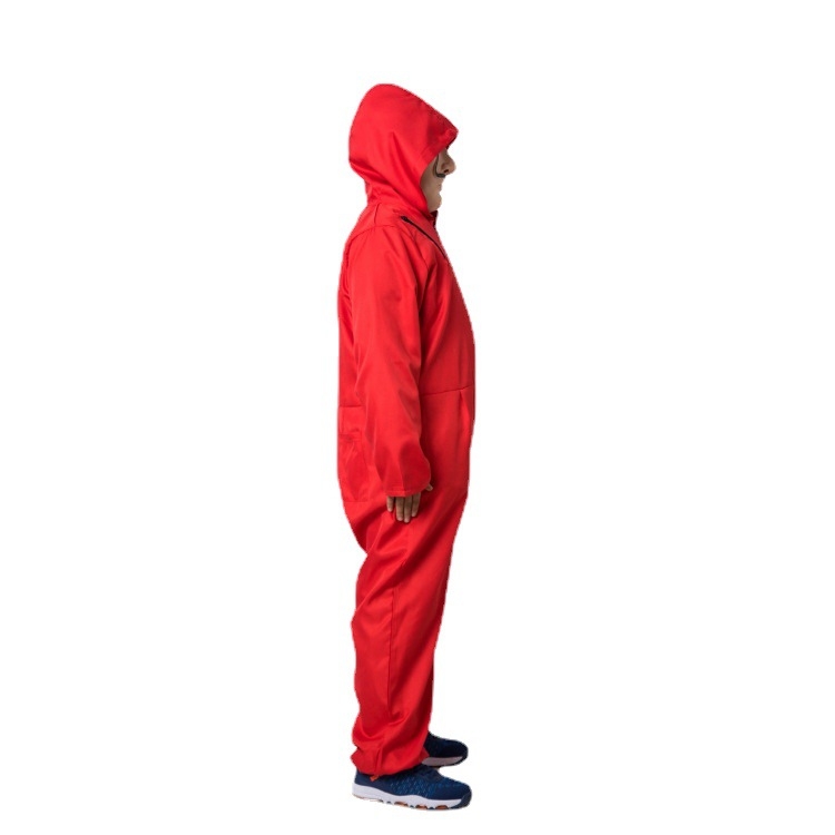 Paberrahamaja Halloweeni jumpsuit cosplaydali Dali kostüüm kaardimaja jumpsuit saata klounimask