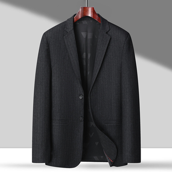 Fat brother 2023 őszi új férfi plus size lezser üzleti öltöny laza fat guy egyrészes öltöny