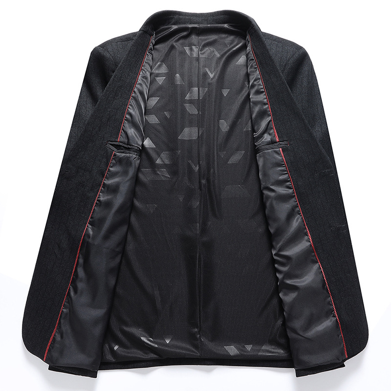 Fat brother 2023 őszi új férfi plus size lezser üzleti öltöny laza fat guy egyrészes öltöny