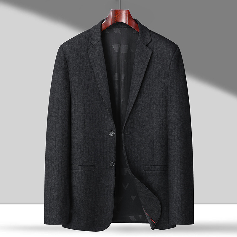 Fat brother 2023 őszi új férfi plus size lezser üzleti öltöny laza fat guy egyrészes öltöny