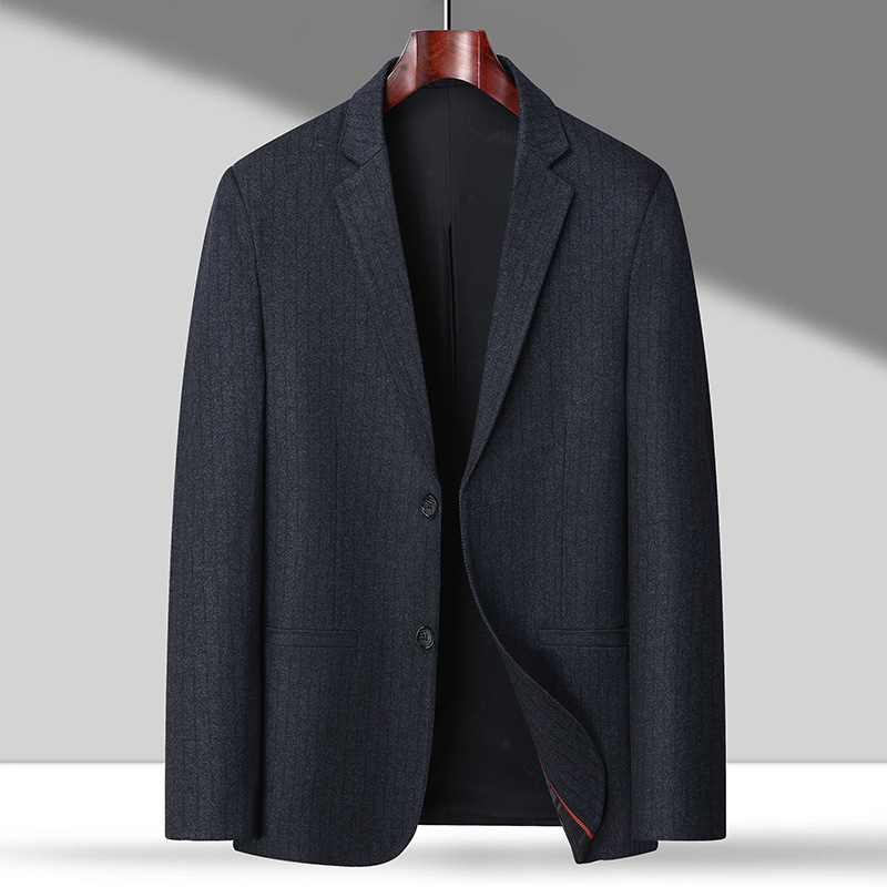 Fat brother 2023 őszi új férfi plus size lezser üzleti öltöny laza fat guy egyrészes öltöny