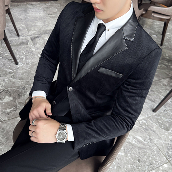 2025. aasta kevadine meeste nahkülikonna mantel, tekstuuriga õhuke, hulgimüügist meeste hirvenahast sametülikond väriseb terve põlvkonna juustest