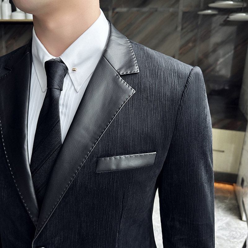 2025. aasta kevadine meeste nahkülikonna mantel, tekstuuriga õhuke, hulgimüügist meeste hirvenahast sametülikond väriseb terve põlvkonna juustest