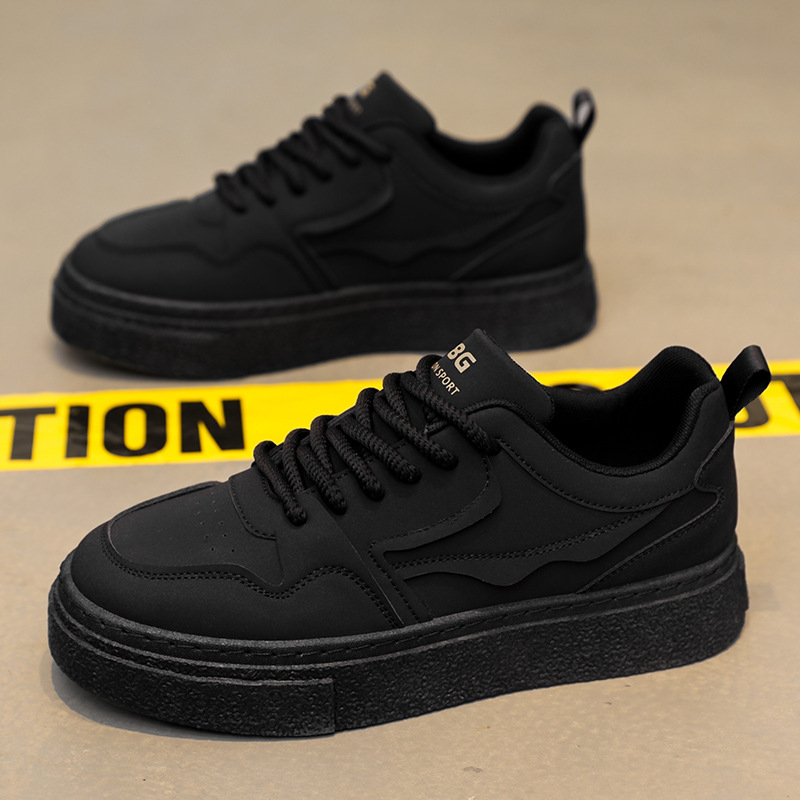 Pánska obuv 2024 jarná nová trendy pánska všestranná športová ležérna obuv pre mládež s hrubým spodkom, priedušná, odolná proti oderu