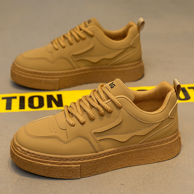 Pánska obuv 2024 jarná nová trendy pánska všestranná športová ležérna obuv pre mládež s hrubým spodkom, priedušná, odolná proti oderu