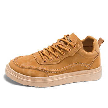 Φθινοπωρινά ανδρικά παπούτσια 2024, νέα αναπνεύσιμα ανδρικά παπούτσια, μοντέρνα παπούτσια skate με χοντρή σόλα, δερμάτινα παπούτσια, μοντέρνα παπούτσια