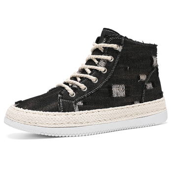 Παπούτσια από καμβά Ανδρικά Φθινοπωρινά Νέα Ανδρικά Παπούτσια Εφηβικά Μοντέρνα Αθλητικά Παπούτσια All-match Κορεάτικο Στυλ Ψηλά Αθλητικά Παπούτσια Casual Μοντέρνα Παπούτσια