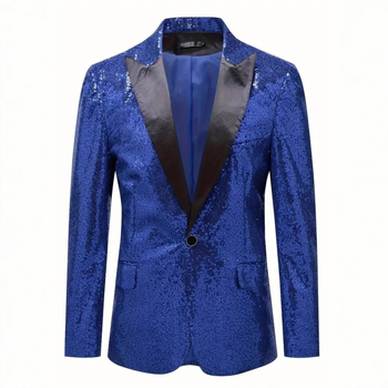 Väliskaubanduse piiriülene Euroopa ja Ameerika meeste litritega ülikond, tantsiv värviline ülikond, kleit, lavaesinemise jakk