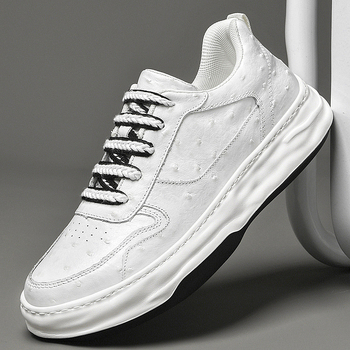 Ανδρικά παπούτσια μικρού μεγέθους 37 με χοντρή σόλα, πράσινα, μοντέρνα παπούτσια, αναπνεύσιμα, μαλακά, ραμμένα στο χέρι, δερμάτινα παπούτσια χονδρικής