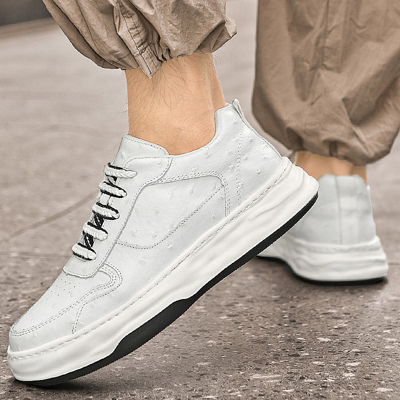 Muške male cipele veličine 37 s debelim potplatom, zelene modne cipele, prozračne, mekane, ručno šivane kožne cipele, veleprodaja