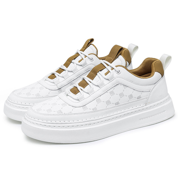 24 Χρόνια Εκρήξεις Άνοιξη και Φθινόπωρο Νέα Σκαλιστά Casual Παπούτσια Σανίδας All-match Λευκά Παπούτσια Ελαφριά Αντιολισθητικά Ανδρικά Παπούτσια με Χοντρό Πάτο Παπούτσια για Εραστές