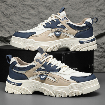 Ανδρικά Παπούτσια 2025 Άνοιξη Νέο Φθινόπωρο Φοιτητικά Αναπνέοντα Αθλητικά Παπούτσια Ανδρικά Αντιολισθητικά Ανθεκτικά στη φθορά Χαμηλά Παπούτσια Skate Μοντέρνα