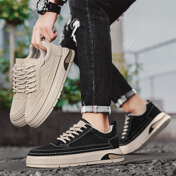 Νέα Ανδρικά Παπούτσια με Χοντρές Σόλες, Αυξημένα Μαύρα Χαμηλά Παπούτσια, Ανδρικά Four Seasons All-match Small Zhongde Προπόνησης, Αθλητικά, Μοντέρνα Παπούτσια για Νεανικά