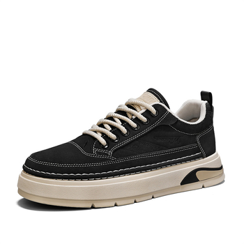 Νέα Ανδρικά Παπούτσια με Χοντρές Σόλες, Αυξημένα Μαύρα Χαμηλά Παπούτσια, Ανδρικά Four Seasons All-match Small Zhongde Προπόνησης, Αθλητικά, Μοντέρνα Παπούτσια για Νεανικά