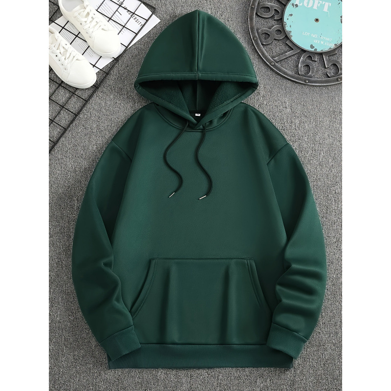 Meeste vabaaja kapuutsiga dressipluus Prantsuse froteest polüesterist kapuutsiga