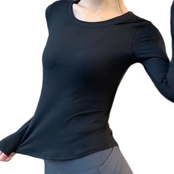 Professionaalsed jooga pikkade varrukatega topid, liibuvad ja seksikad internetikuulsuste fitnessiriided, naiste kiiresti kuivavad riided, suvised õhukesed spordi-T-särgid, salendav välimus