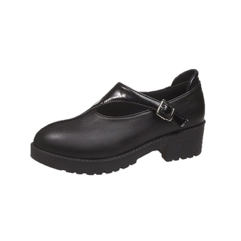 Zahraničný obchod plus size britské mokasíny 2025 jar a jeseň nový hadí vzor Joker hrubý podpätok trend retro malé kožené topánky