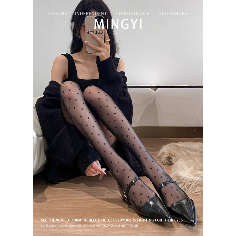 Verzia z hovädzej kože ~ Dámske čierne topánky z pravej kože s ostrou špičkou, nový štýl 2025, retro, s prackou a hrubým podpätkom, topánky Mary Jane pre ženy