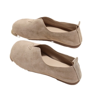 Dámske topánky s mäkkým dnom a plytkými ústami, nové, jar a jeseň 2025, plus size ploché topánky, nazúvacie, mliečne topánky, univerzálne topánky v tvare fazule