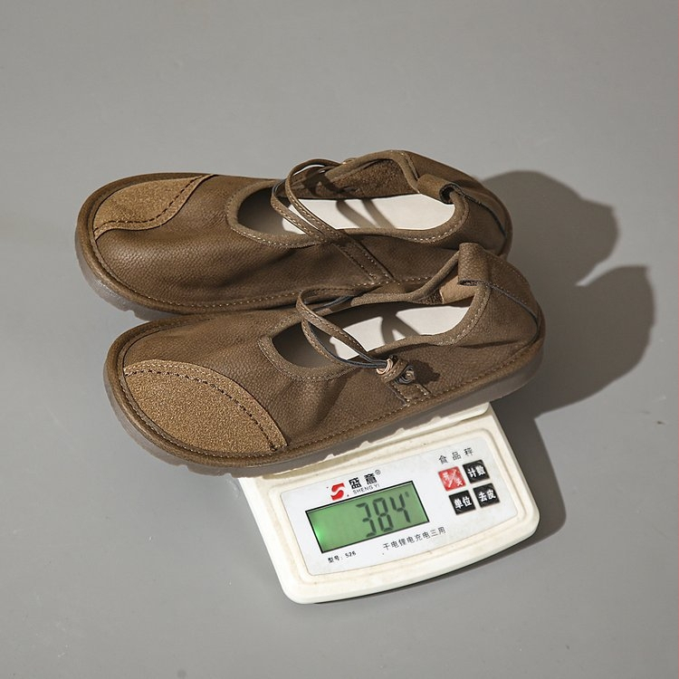 Dámske topánky v etnickom štýle, vintage, jednovrstvové, jar 2025, nové, ploché, s mäkkým podrážkou, pohodlné, ležérne, cezhraničné, plus size, plytké, Mutou topánky