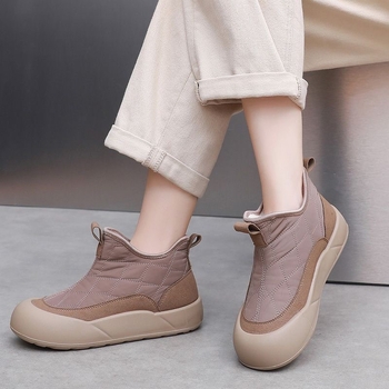 Moodsad paksu tallaga puuvillapolstriga talvekingad, uued fliisvoodriga paksendatud lumesaapad, naiste vabaaja universaalsed tuulekindlad veekindlad puuvillapolstriga kingad